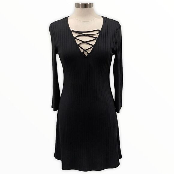 Kensie Cross Neck A-Line Tunic Dress in Size M - Picture 1 of 9